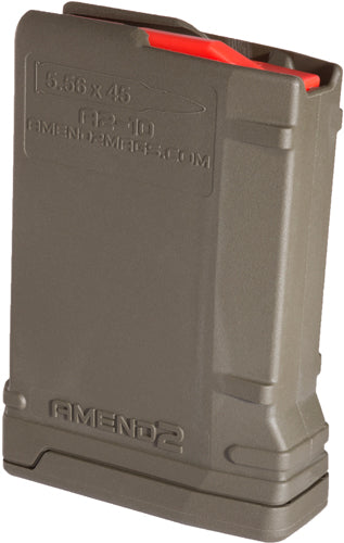 Amend2 Ar-15 Magazine 5.56x45 - 10 Rd Polymer Odg