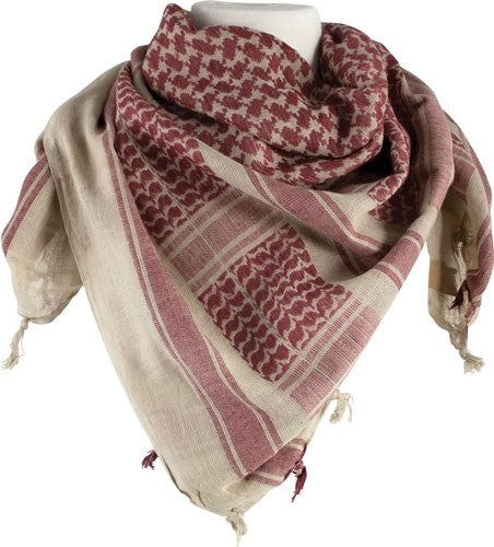 Red Rock Shemagh Head Wrap - Tan-brown