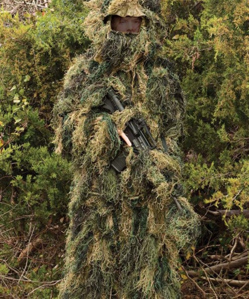 Red Rock Ghillie Suit Woodland - 5 Piece Adult Medium-large