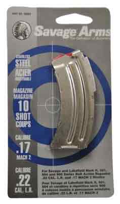 Savage Magazine Mkii Series - .22lr-.17hm2 10rd Stainless