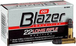 Cci Blazer 22lr 1200fps 40gr - 50rd 100bx-cs Lead-rn