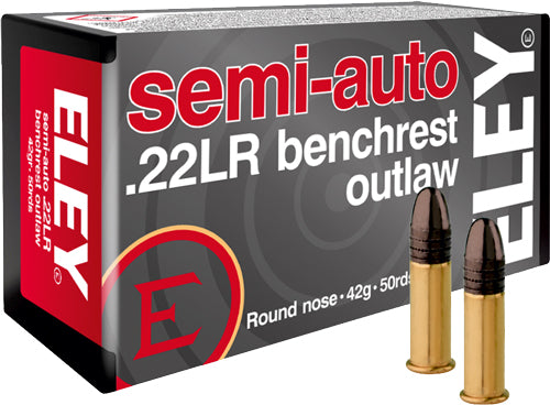 Eley Outlaw 22lr 42gr Semiauto - 50rd 100bx-cs Benchrest