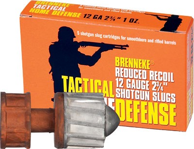 Brenneke Usa 12ga 2.75" 5rd - 50bx-cs Low Recoil 1oz Slug