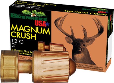 Brenneke Usa 12ga 3" Mag Crush - 5rd 50bx/cs 1-1/2oz Slug