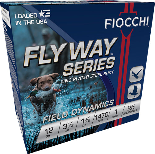 Fiocchi Flyway 12ga 3.5" #1 - 25rd 10bx/cs 1470fps 1-3/8oz