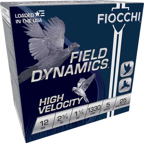 Fiocchi 12ga 2.75" 1330fps - 25rd 10bx/cs 1-1/4oz #5