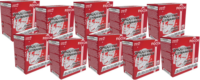 Fiocchi 12ga 2.75" Case Lot - 250rd 1165fps 1-1/8oz #7.5
