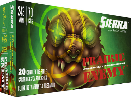 Sierra Prairie Enemy 243win - 20rd 10bx/cs 70gr Blitzking