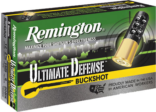 Remington Ultimate Home Def - 5rd 20bx/cs 12ga 2.75" 00bk