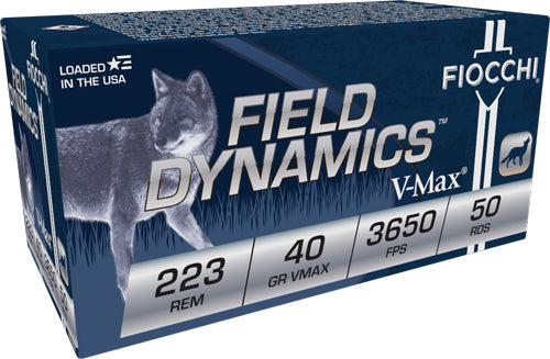 Fiocchi 223 Rem 40gr V-max - 50rd 20bx-cs