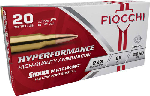 Fiocchi 223 Rem 69gr Sierra - Matchking Hpbt 20rd 10bx-cs