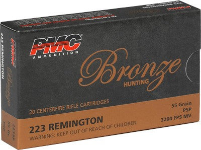 Pmc 223 Rem 55gr Jsp - 20rd 40bx-cs