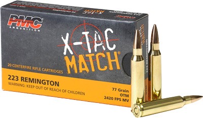 Pmc 223 Rem 77gr Otm - 20rd 40bx/cs Sierra Bullet