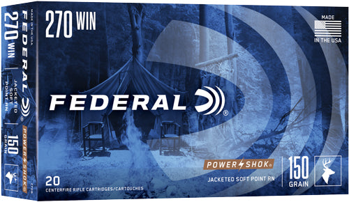 Federal Power-shok 270win - 150gr Sp 20rd 10bx/cs
