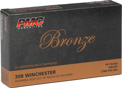 Pmc 308win 147gr Fmj-bt - 20rd 25bx-cs