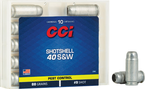 Cci 40 Sw Shotshells 88gr - 10rd 20bx/cs #9 Shot