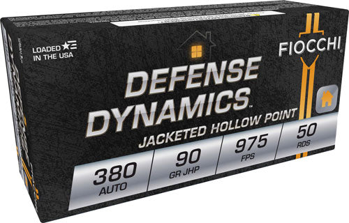 Fiocchi 380 Acp 90gr Jhp - 50rd 20bx-cs