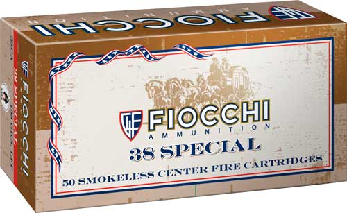 Fiocchi 38 Special 158gr Lfp - 50rd 20bx-cs