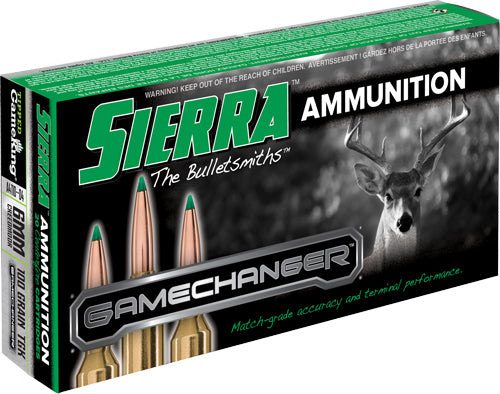 Sierra 6mm Cm 100gr Tgk - Gamechanger 20rd 10bx/cs