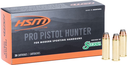 Hsm Pro Pistol 44 Mag 300gr - Jsp 20rd 20bx/cs