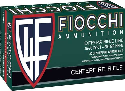 Fiocchi 45-70 Govt 300gr Hp-fn - 20rd 10bx/cs