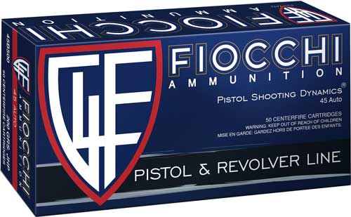 Fiocchi 45acp 200gr Jhp - 50rd 10bx-cs