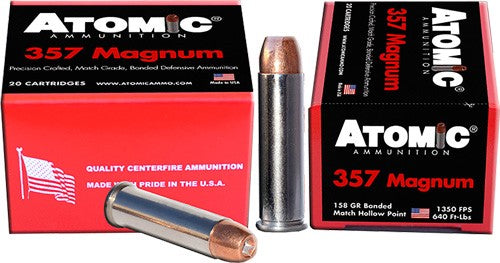 Atomic 357 Mag 158gr Bonded - Jhp 20rd 10bx-cs