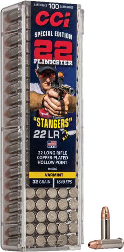 Cci Stangers 22 Lr 1640fps - 32gr Jhp 100rd 50bx/cs