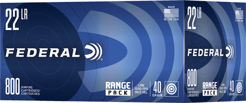 Federal 22lr 1200fps 40gr Lrn - 800rd 4bx-cs