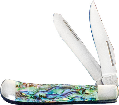 Bear & Son Abalone Trapper - 2.25" Lockback Ss-abalone Hndl