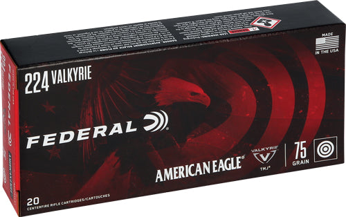 Federal Ae 224 Valkrie 75gr - 20rd 10bx/cs Fmj