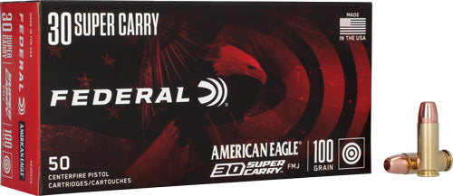 Federal Ae 30 Super Carry - 50rd 20bx-cs 100gr Fmj