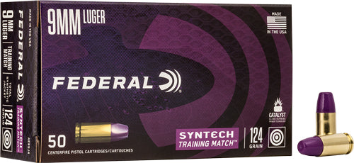 Federal Ae 9mm Luger 147gr Tsj - 50rd 20bx/cs Training Match