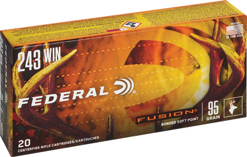 Federal Fusion 243 Win 95gr - Fusion 20rd 10bx/cs