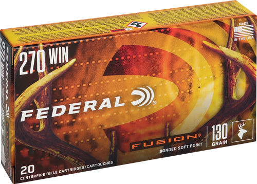 Federal Fusion 270 Win 130gr - Fusion 20rd 10bx/cs