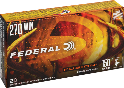 Federal Fusion 270 Winchester - 150gr Fusion 20rd 10bx/cs