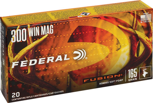 Federal Fusion 300 Win Mag - 165gr Fusion 20rd 10bx/cs