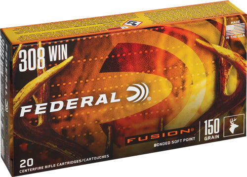 Federal Fusion 308 Win 150gr - 20rd 10bx-cs Fusion