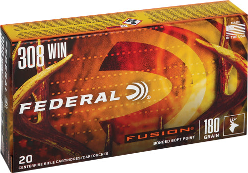 Federal Fusion 308 Winchester - 20rd 10bx-cs 180gr Fusion