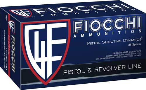 Fiocchi 38 Special 158gr Jhp - 50rd 20bx/cs