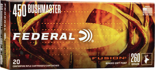 Federal Fusion 450 Bushmaster - 260gr Fusion 20rd 10bx/cs