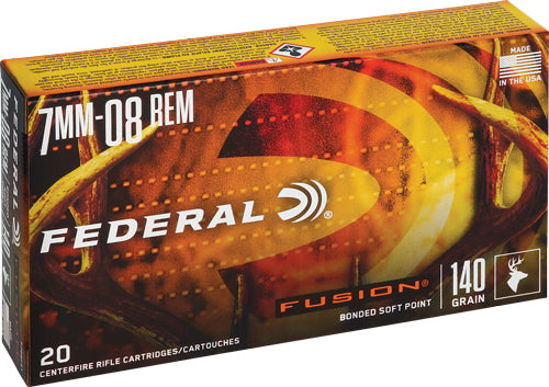 Federal Fusion 7mm-08 Remingtn - 140gr Fusion 20rd 10bx/cs