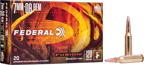 Federal Fusion 7mm-08 Remingtn - 120gr Fusion 20rd 10bx/cs