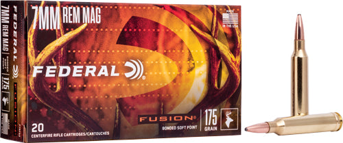 Federal Fusion 7mm Rem Mag - 175gr Fusion 20rd 10bx/cs