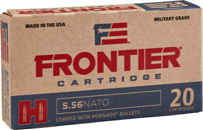 Frontier 5.56mm Nato 55gr Fmj - 20rd 25bx-cs