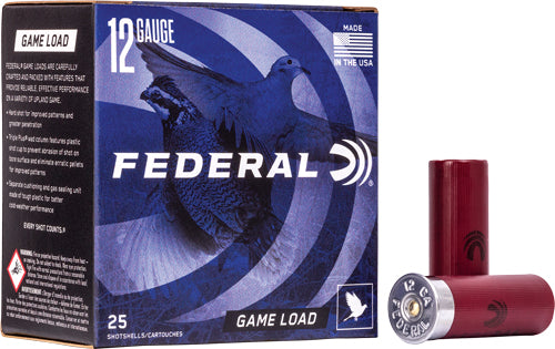 Federal Game Load 12ga 2.75" - 25rd 10bx/cs 1oz #6