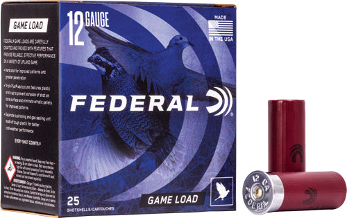 Federal Game Load 12ga 2.75" - 25rd 10bx/cs 1oz #7.5
