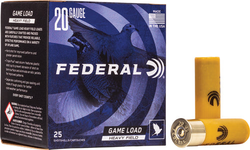 Federal Game Load 20ga 1oz #6 - 2.75" 25rd Case Lot