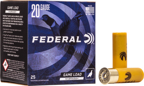 Federal Game Load 20ga 2.75" - 25rd 10bx/cs 1oz #5