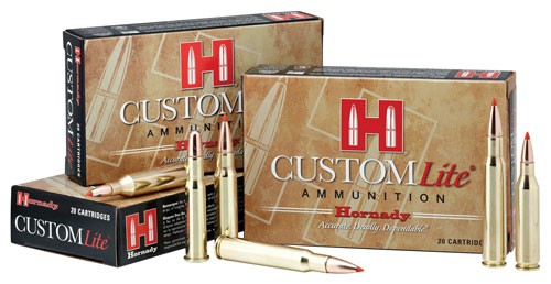 Hornady Custom Lite 308 Win - 20rd 10bx/cs 125gr Sst
